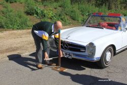 Oldtimerfreunde Zülpich - Saisonabschluss 2013 - SP3 ... möglichst nahe an das Hindernis fahren